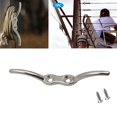 thumbnail image 2 of Rope Cleat Hook Hardware Flag Pole Accessory Stainless Steel Halyard Polished, 2 of 5