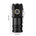 thumbnail image 3 of Dvkptbk Mini Flash Super Power Super Power Flashlight Mini Flash Super Power Flashlight pour Camping Extérieur et Urgence Flash Light Camping et Randonnée, 3 of 9