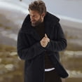 thumbnail image 1 of LOVZFMLL Jackets for Men's Casual Winter Casual Solid Color Coats Long Sleeve Button Overcoat Jacket, 1 of 9