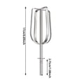 thumbnail image 3 of TIELUTT High Performance Food Replacement Part Stainless Steel Kitchen Appliance Stay Calm and Bake on Stand up Mixers with Attachments Timer Kitchen Container the Mixers Manual Stand Mixer Cover Gra, 3 of 6