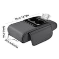 thumbnail image 3 of UsRHHA Car Armrest Organizer with USB Charging Ports, Multi-Compartment Storage with Cup Holders, Center Console Organizer for Vehicles, Car Accessory, 3 of 3