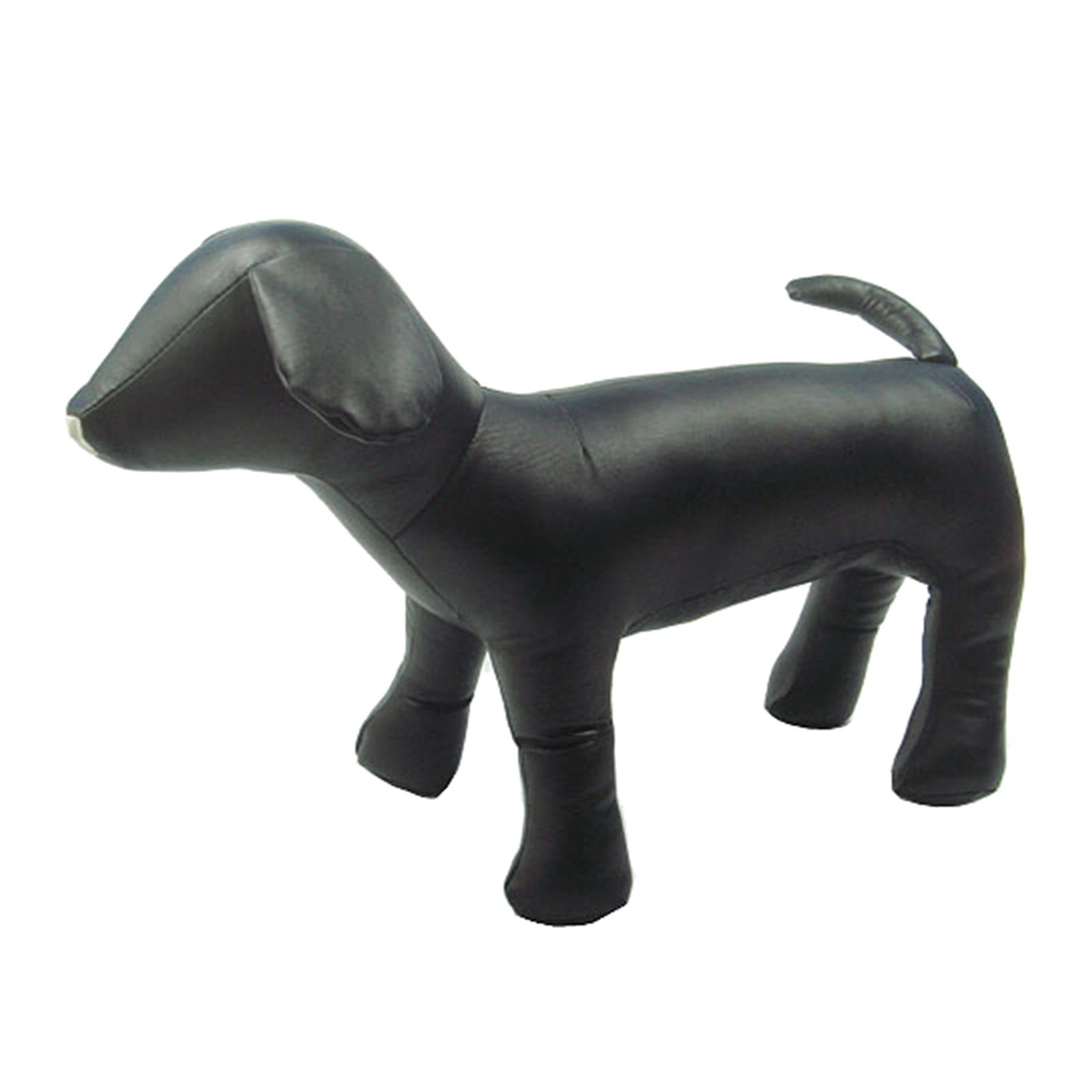 1 Pce Mannequin pour Chien en Cuir PU Position Debout pour Exposer des Jouets pour Chien