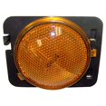thumbnail image 5 of Convient 2007-2018 Jeep Wrangler JK Crown Automotive Lumière de Marqueur Latérale 55078144AA Lentille Ambrée; Simple, 5 of 5