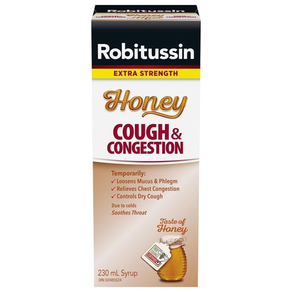Robitussin Honey Extra Strength Cough & Congestion Syrup, Honey