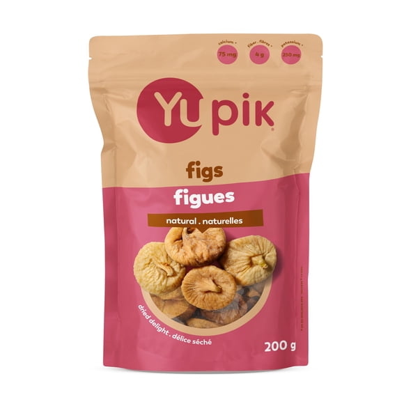 Yupik Lerida Figs, Gluten-Free, Kosher, High-Quality, Natural Dried Fruits, No Sulphites, Unsweetened, Healthy Snacks, 8 Count, 200 g
