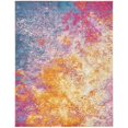 thumbnail image 1 of homeroots home decor 385382 8’ x 10’ Abstract Brights Sunburst Area Rug, 1 of 1