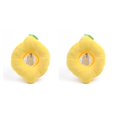 thumbnail image 1 of QualitChoice Cat Neck Cone Puppy Accessories Elizabethan Collars Adjustable Dogs Collar Breathable Surgery Kitten Cones Lemon Pattern S 2Set, 1 of 6