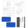 thumbnail image 2 of Lybunair Trousse de Chariot d'Outils Grande Taille Chariot de Rangement d'Outils à 2 Niveaux Atelier Mobile Garage Réparation Pièces de Rechange Accessoires Convient aux Artisanat à l'Échelle 1/8, 1/10, 1/12, 1/16 (Bleu), 2 of 8