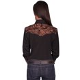 thumbnail image 2 of Scully PL-654-BLK-XXL Chemise Western pour Femmes - Noir - 2 Très Grandes, 2 of 3