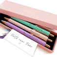thumbnail image 4 of WIFKLSIIPG Stylo Amusant Trois Pièces Stylo à Bille Stylo Cool pour Femme Stylo Journal Stylo Mignon Ensemble de Stylos 5 ml, 4 of 8