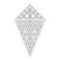 thumbnail image 1 of Multi-Function Quilting Template Ruler Patchwork Drawing Craft Simple Solid Color Measuring M L Periwinkle Sewing Tools for Stickers L, 1 of 8