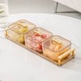 thumbnail image 1 of Fruit Tray Clear Snack Display Tray Candy Snack Tray Nut And Dried Fruit Storage Box Snack Tray For Kitchen And Party Food And Pantry Organization, 1 of 5