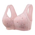 thumbnail image 1 of AMERTEER WTN Women Lace Front Button Shaping Cup Adjustable Shoulder Strap Large Size Underwire Bra, 1 of 3