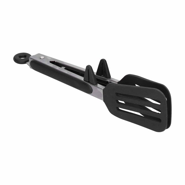 Spatula Clamp, Durable Baking Clamp Convenient Safe For Turning And Carrying Food For Baking Tool 9in Black Bracket