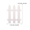 thumbnail image 2 of 2Pcs Practical Garden Fence Outdoor Decorative Fencing Plastic Patio Border, 2 of 8