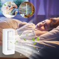 thumbnail image 3 of Portable automatic remote control air conditioning fan air conditioner with USB 3 speeds desktop air conditioning fan cooling fan air conditioner with lighting For home Bedroom, 3 of 5