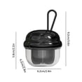 thumbnail image 3 of Cute Pills Dispenser With 4 Large Compartments Portable Pills Bottle Organizer With Wide Opening For Easy Use, 3 of 6