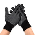 thumbnail image 3 of Climbing Gloves, Comfortable Winter Warm Gloves Black  For Mountaineering, 3 of 8