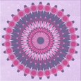 thumbnail image 1 of Ahgly Tapis d'Intérieur Lavable en Machine Carré Transitionnel Orchidée Violet, 4 Pieds Carré, 1 of 7