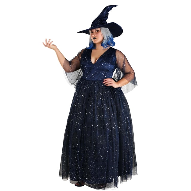 Déguisement de Sorcière Moonbeam pour Femme Grande Taille