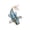 C, variant on Desktop Ornament Natural Gravel Fish Shape Small Decorative Ornaments for Cars and