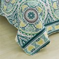 thumbnail image 4 of JML Bedspread Set, King, Atrovirens & Yellow, 3 Piece, 4 of 6