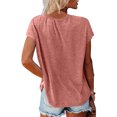 thumbnail image 4 of Hiiyo T-Shirt pour Femme à Manches Courtes, Col Ras du Cou, T-Shirt d'Été Décontracté (P-5TG), 4 of 6