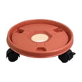 thumbnail image 2 of QTOCIO Mobile Tray With Plastic Belt Roller Circular Chassis Potted Plants Water Receiving Movable Pot Holders, 2 of 4