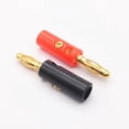 thumbnail image 4 of High Quality 4mm Banana Plug Male Connector Gold Audio Speaker Wire Cables, 4 of 11