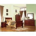 thumbnail image 2 of ACME Louis Philippe III Twin Bed in Cherry, 2 of 2
