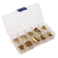 thumbnail image 2 of Cord Ends Lobster Claw Clasps Jump Rings Extension Chains Jewelry Findings - Gold, 5MM, 2 of 7