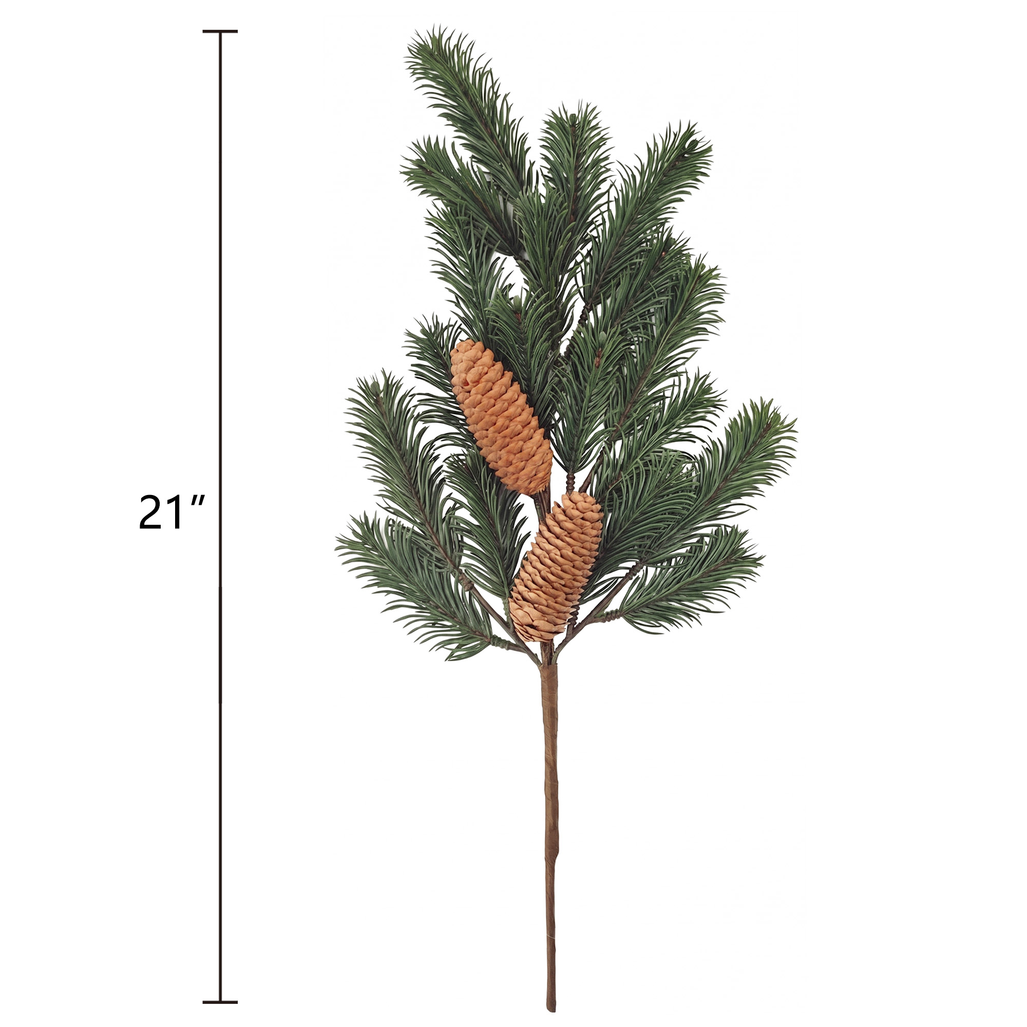 Holiday Time 21-inch Christmas Artificial Western Pick, Holiday Decoration Pick