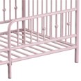 thumbnail image 2 of Monarch Hill Ivy Metal Toddler Bed, Pink, 2 of 8