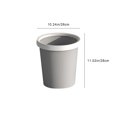 thumbnail image 3 of TopLLC Trash Can Bathroom Garbage Storage Bucket Living Room Plastic Trash Can Pressure Ring Garbage Basket Office Paper garbage can, 3 of 8