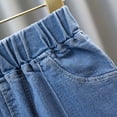 thumbnail image 4 of QIPOPIQ 2-13T Toddler Little Girls Distressed Embroidered Jeans Denim Pants Clearance, 4 of 7