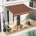 thumbnail image 2 of Outsunny 10' x 8' Electric Retractable Awning w/ Remote Controller, 2 of 10