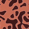 thumbnail image 1 of Ahgly Tapis d'Intérieur Lavable en Machine Carré Transitionnel Orange Vif, 8 Pieds Carré, 1 of 7