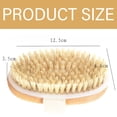 thumbnail image 5 of Dry Brushing Body Brush, Natural Bristle Dry Skin Exfoliating Brush, 5 of 5