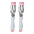 thumbnail image 2 of Stretch Socks, Elasticity Compression Stockings, Color Stockings For Joggers Athletes Running Pink Blue L/XL, 2 of 8