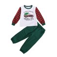 thumbnail image 1 of goowrom Kids Cartoon Car Print O-Neck Long Sleeve Tops+ Solid Color Long Pants, 1 of 7