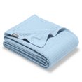 thumbnail image 1 of Bare Home Waffle Blanket - 100% Cotton - Lightweight & Breathable, 1 of 7