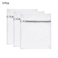 thumbnail image 3 of Unique Bargains 3Pack 9.1'x11.8' Mesh Laundry Bags with Zipper Mesh Wash Bags for Laundry Gray, 3 of 5