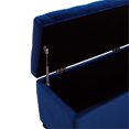 thumbnail image 4 of Picket House Furnishings Carson Shoe Storage Bench in Navy Blue, 4 of 8