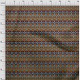 thumbnail image 3 of oneOone Polyester Lycra Fabric Swirl Ikat Print Fabric By The Yard 56 Inch Wide, 3 of 4