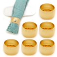 thumbnail image 1 of Coofit Ensemble de Bagues pour Serviettes en Alliage : Porte-Serviettes Décoratifs Boucles pour Serviettes pour Table, 1 of 7