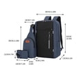 thumbnail image 2 of Dvkptbk Backpack Backpack Backpack Three Piece Set. Large Capacity Usb Student Backpack. Suitable for School and Outdoor Travel.Computer Bag for Men and Women with Large Capacity, 2 of 2