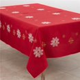 thumbnail image 1 of Saro Lifestyle 116.R70104B Nappe au Motif de Flocons de Neige 70 x 104 Po, 1 of 4