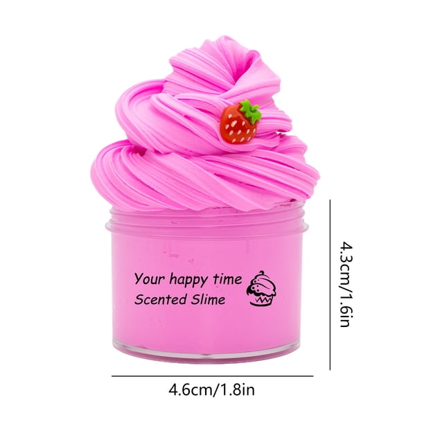 Uolor Slime Fluffy, 6 Pièces Kit de Slime Enfants Butter Slime Jouet Cadeaux pour Filles et