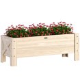 thumbnail image 1 of Outsunny 3.3 x 1.2 x 1.2 ft Garden Raised Bed Planter Grow Containers, 1 of 10