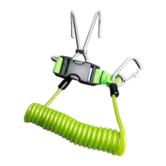 jinwen Crochets de Plongée sous-Marine Récifs Crochets en Acier Inoxydable Accessoires Sûrs Résistants à l'Usure Utilitaire Multifonction Haute Fiabilité Vert